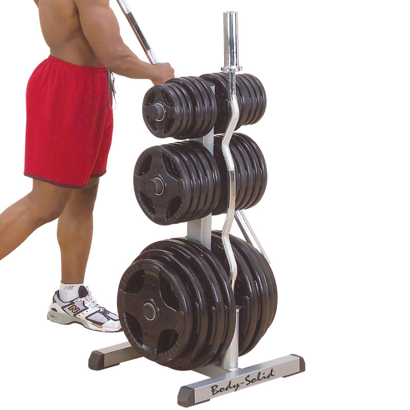 Body-Solid GOWT Olympic Weight Tree & Bar Holder