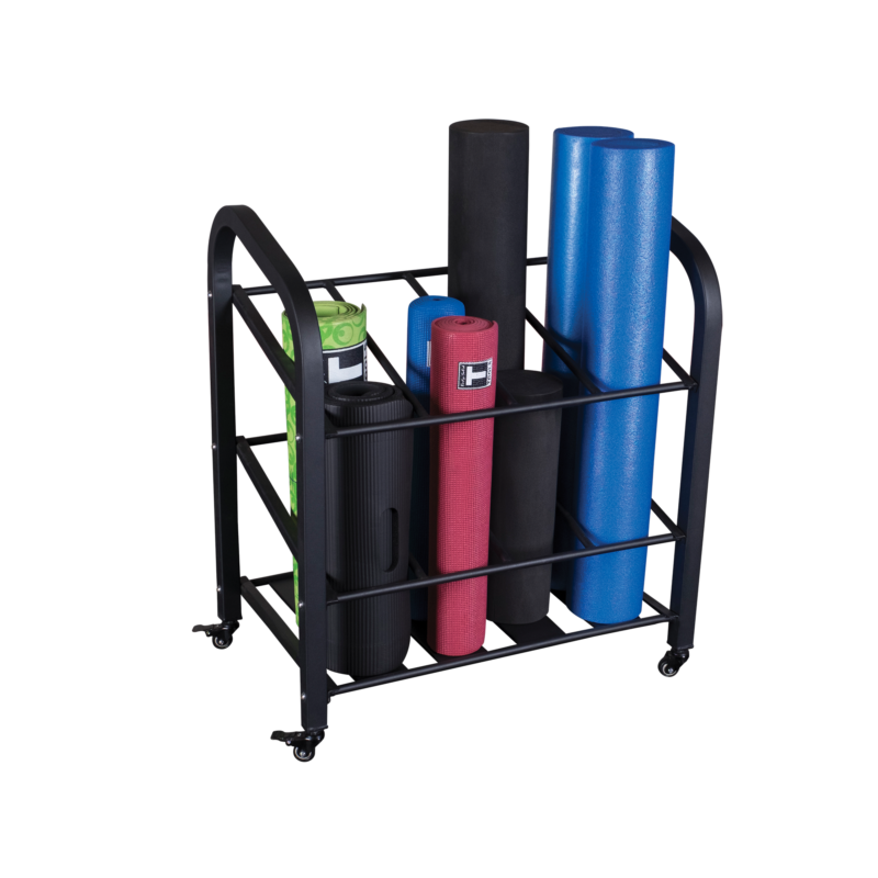 Body-Solid GYR500 Foam Roll/Mat Storage Rack